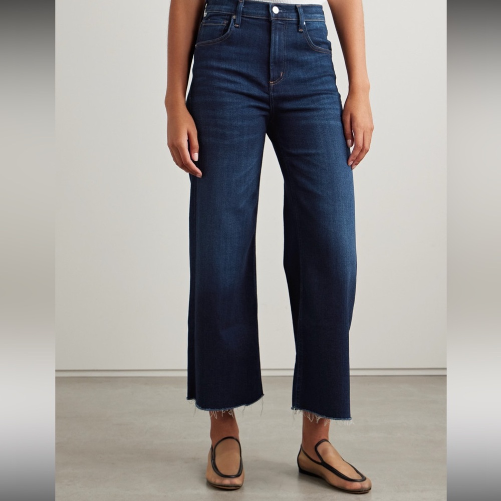 Citizens Of Humanity Lyra frayed cropped jeans